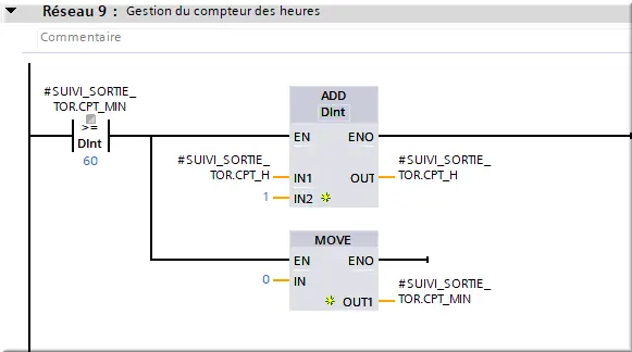 FB2008 Net 9 compteur heure